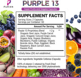 Suplemento de Frutas y Verduras PURIAN, 120 Cápsulas Veg.