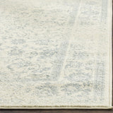 Alfombra de área cuadrada, diseño oriental desgastado, ADR109S