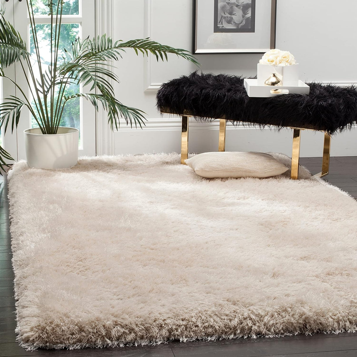 Alfombra Runner Glam SAFAVIEH 3.2 Gruesa SGX160C