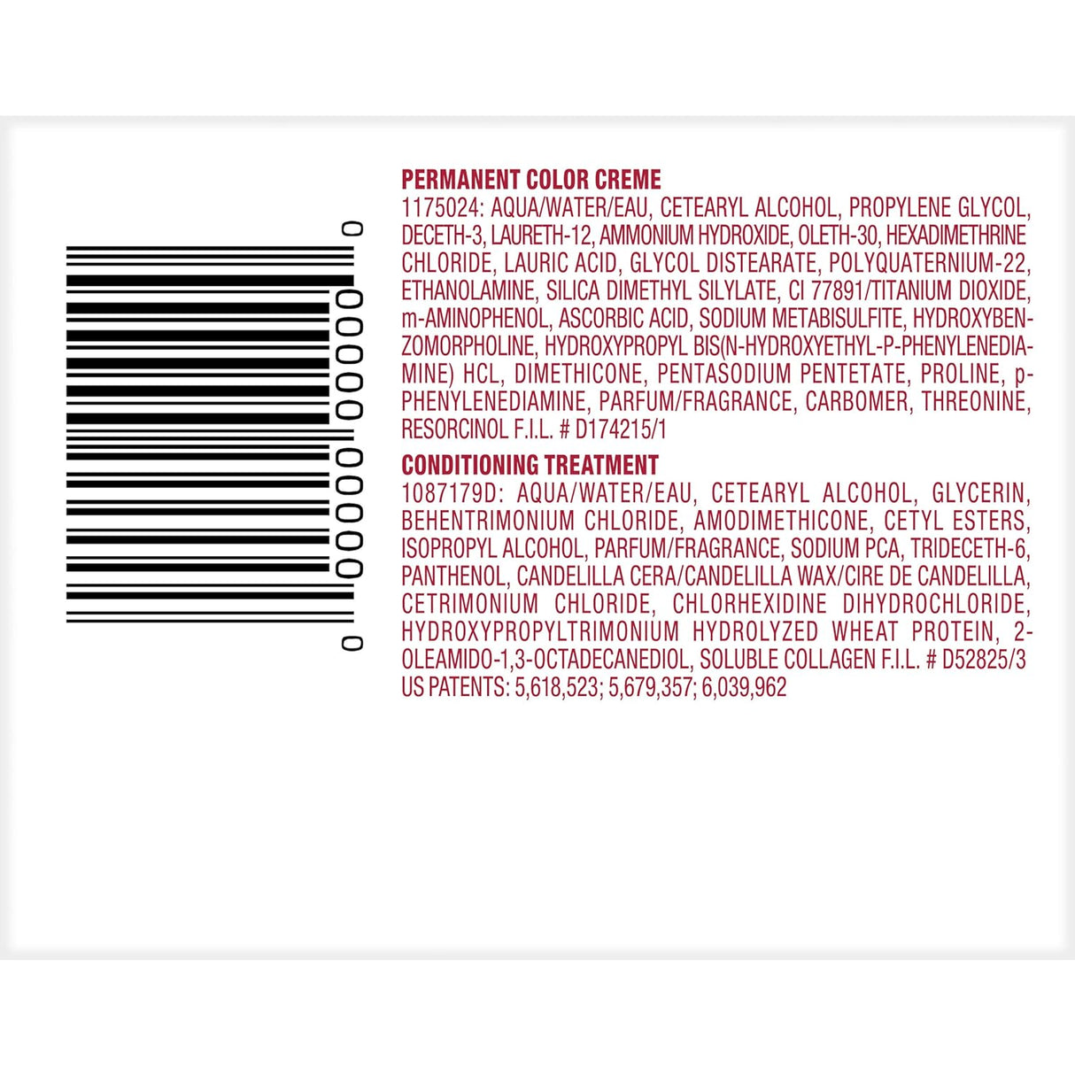 Crema de Tinte Permanente Excellence, Total 1