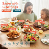 Freidora de Aire COSORI 6.8Qt, 12 en 1, Sin Sacudir, Modelo 2023