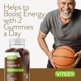 Suplemento Gomitas de hierro de 20 mg + vitamina C de 26 mg