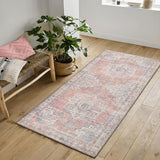 Alfombra Adiva Lavable 2'6x10 Antideslizante Vintage