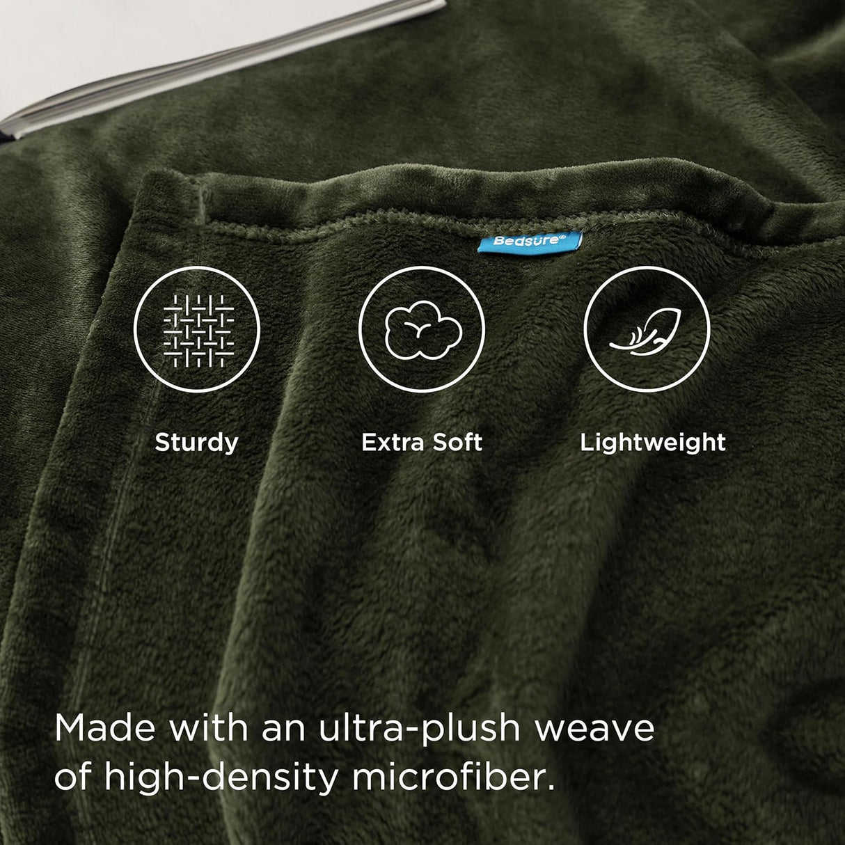 Manta de Fleece Bedsure - Suave, Ligera y Acogedora 300GSM