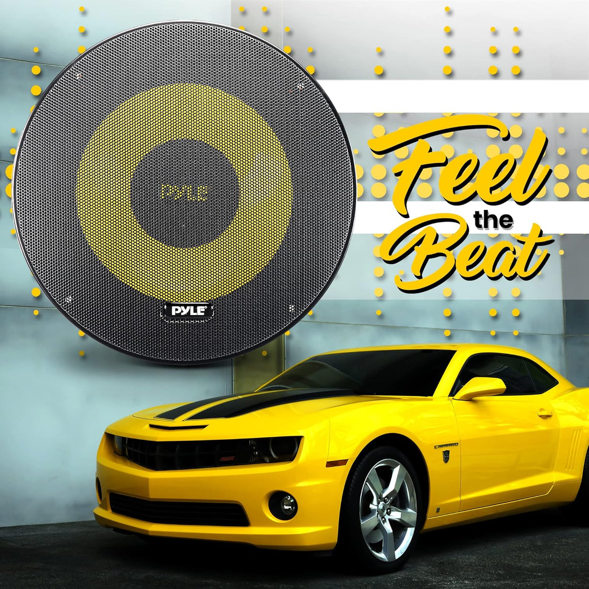 Parlantes de bajo medio para automóvil PYLE PLG8C