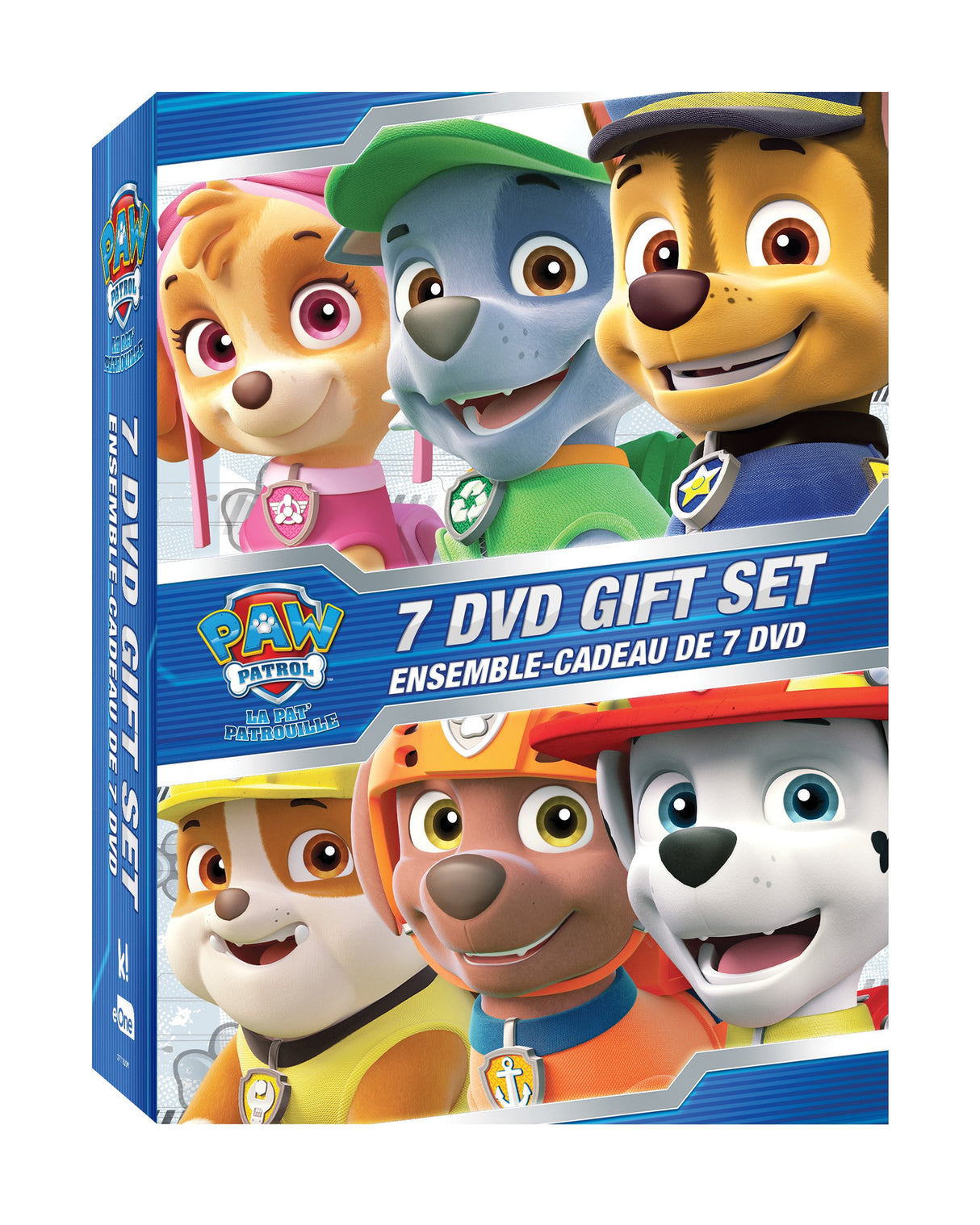 Set de regalo de 7 DVD bilingüe