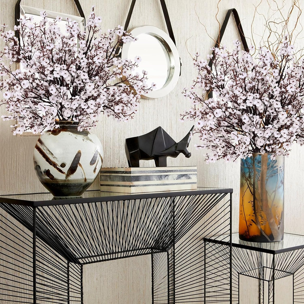 Yastouay Flores Artificiales, 10Pcs Gypsophila para Decoración