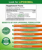 Suplemento Nutrition Complejo liposomal de vitamina C 180cáp