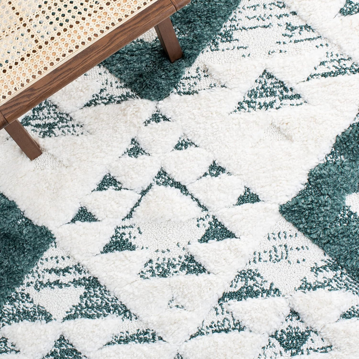 Alfombra Shag Marroquí 2 pulgadas Grosor MTS688Y