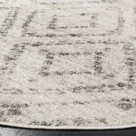 Alfombra redonda de área, diseño diamante, modelo ADR131C
