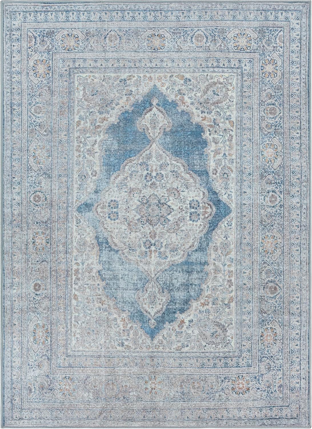 Alfombra Lavable 6x6 Adiva Antideslizante para Hogar