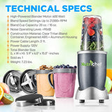 Licuadora mini profesional de 600 NUTRICHEF NCBL60