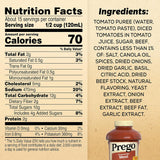 Prego Salsa italiana de pasta de tomate aromatizada con carne, tarro de 67 onzas