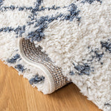 Alfombra de área Shag - Diseño marroquí, 1.6 pulgadas de grosor