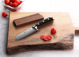 Juego de cuchillos y funda de madera S