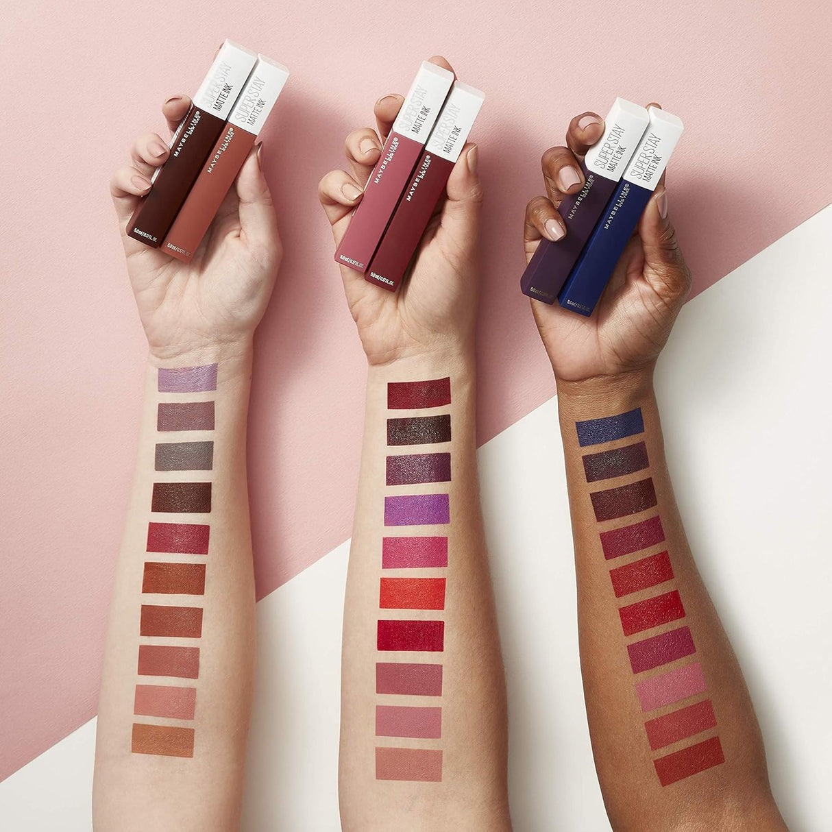Brillos Labiales de tinta mate rosa