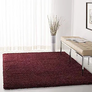 Alfombra de área Shag, 2 pulgadas de grosor, fácil cuidado, SG151-4242