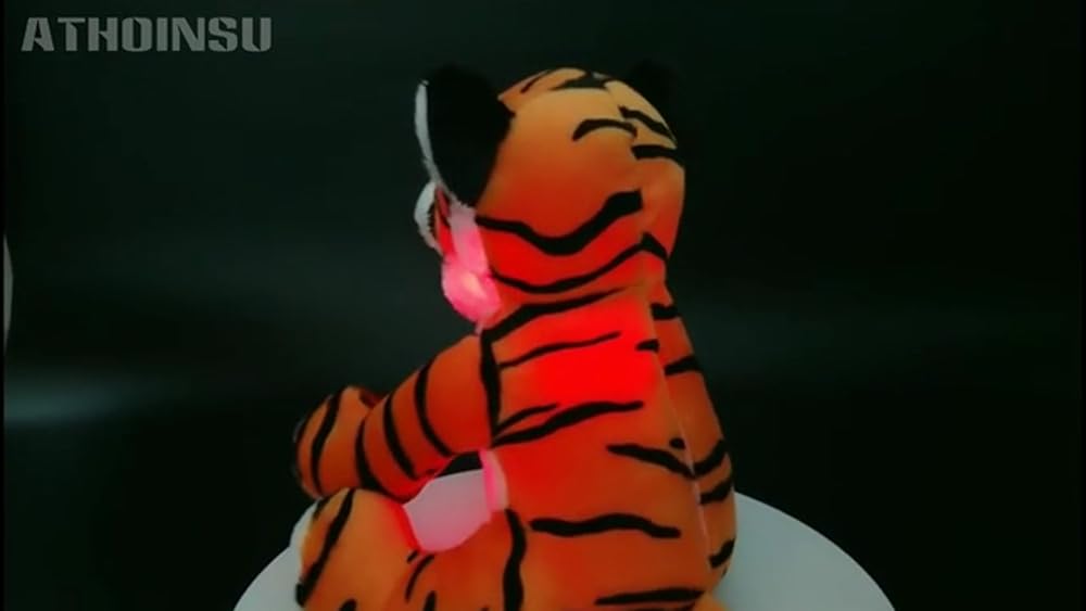 peluche con luz LED de noche que brilla en la oscuridad