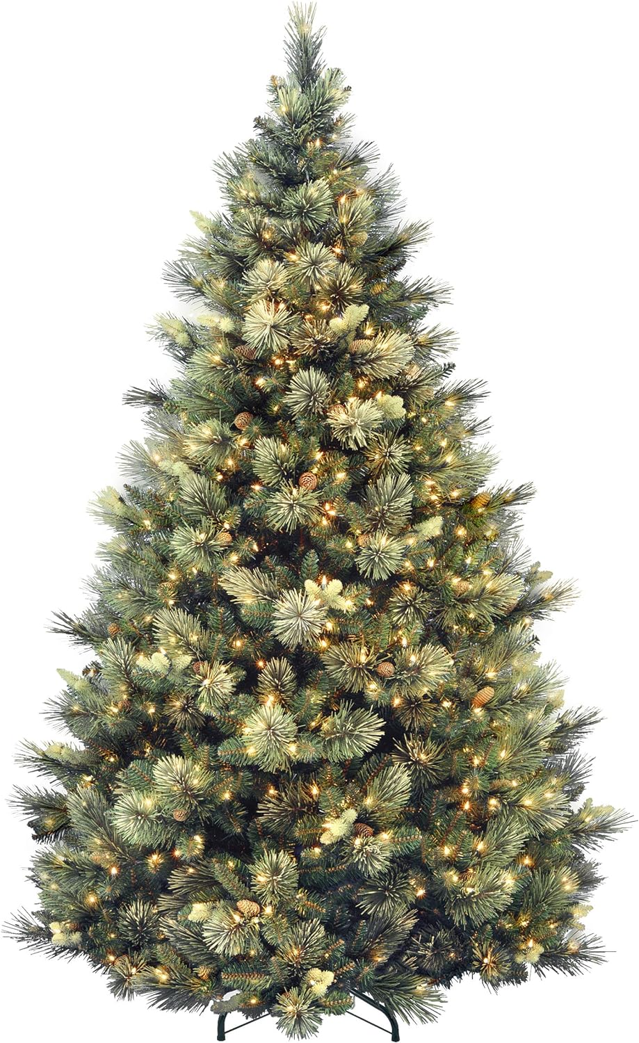 Árbol de Navidad Artificial National Tree 7.5ft, 750 luces claras