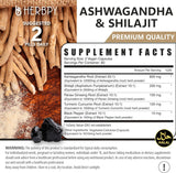 Suplemento 5 en 1 Ashwagandha 16100mg con Shilajit puro