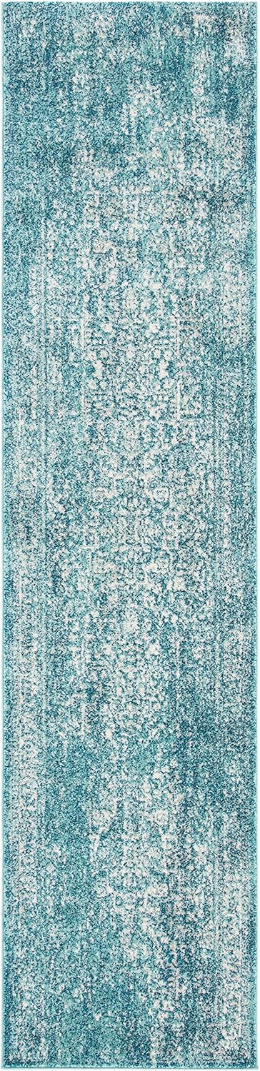 Alfombra Runner Oriental Desgastada para Sala o Dormitorio EVK256C