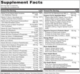 Suplemento Multivitamínico sin hierro con vitaminas vegana