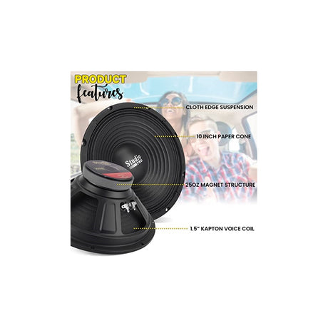 Parlante o Altavoz de subwoofer para automóvil PYRAMID ‎WH10