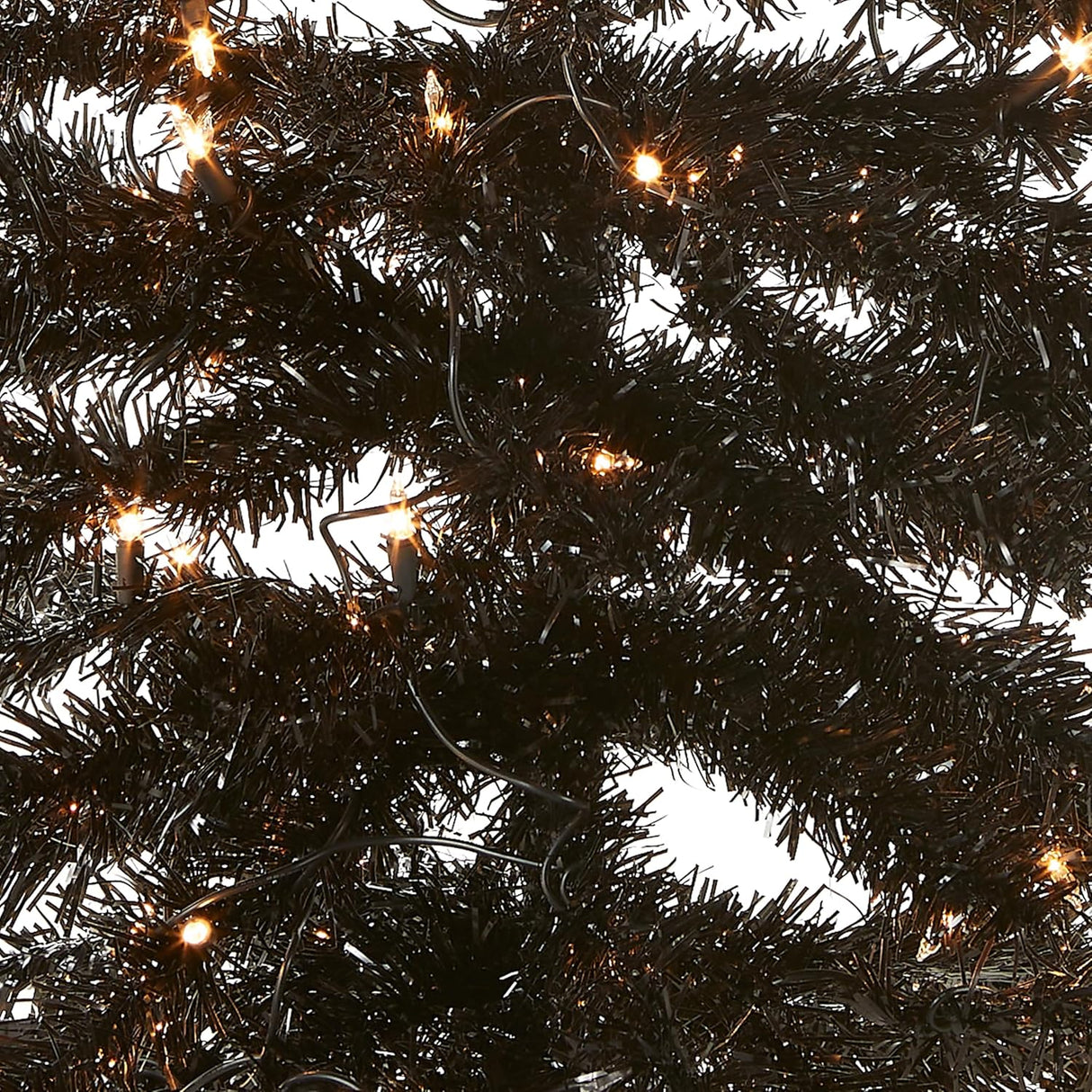 Árbol de Navidad artificial preiluminado con luces blancas, 4 ft