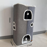 Casa para Gatos de 4 Niveles, Muebles para Mascotas, Modelo 2023