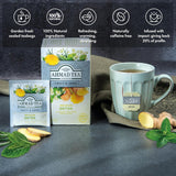 Ahmad Té Hierbas Detox, 20uds, Sin cafeína ni azúcar