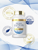 Suplemento Luteína y zeaxantina 20 mg  300 cápsulas blandas