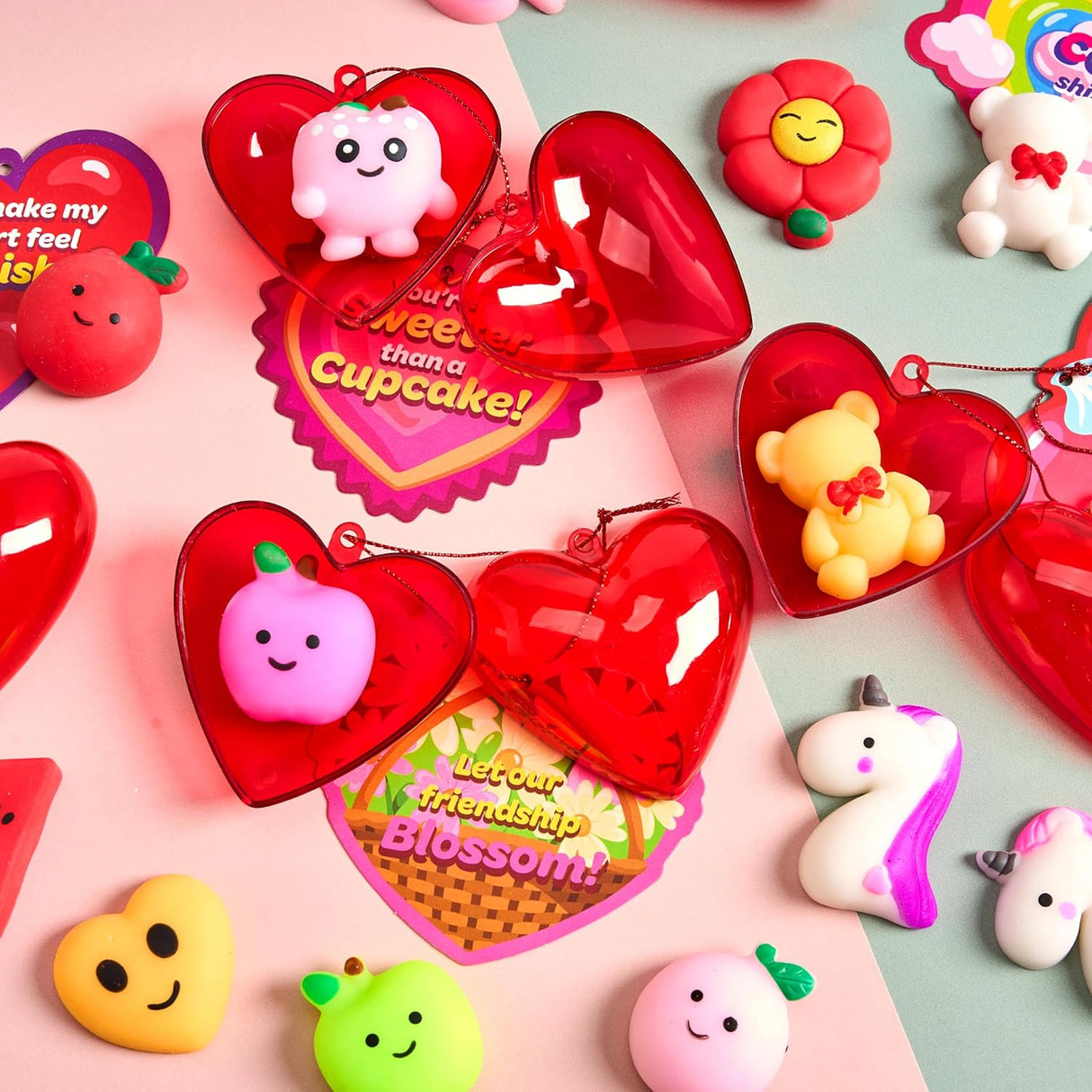 Tarjetas y juguetes de San Valentín para fiestas y regalos