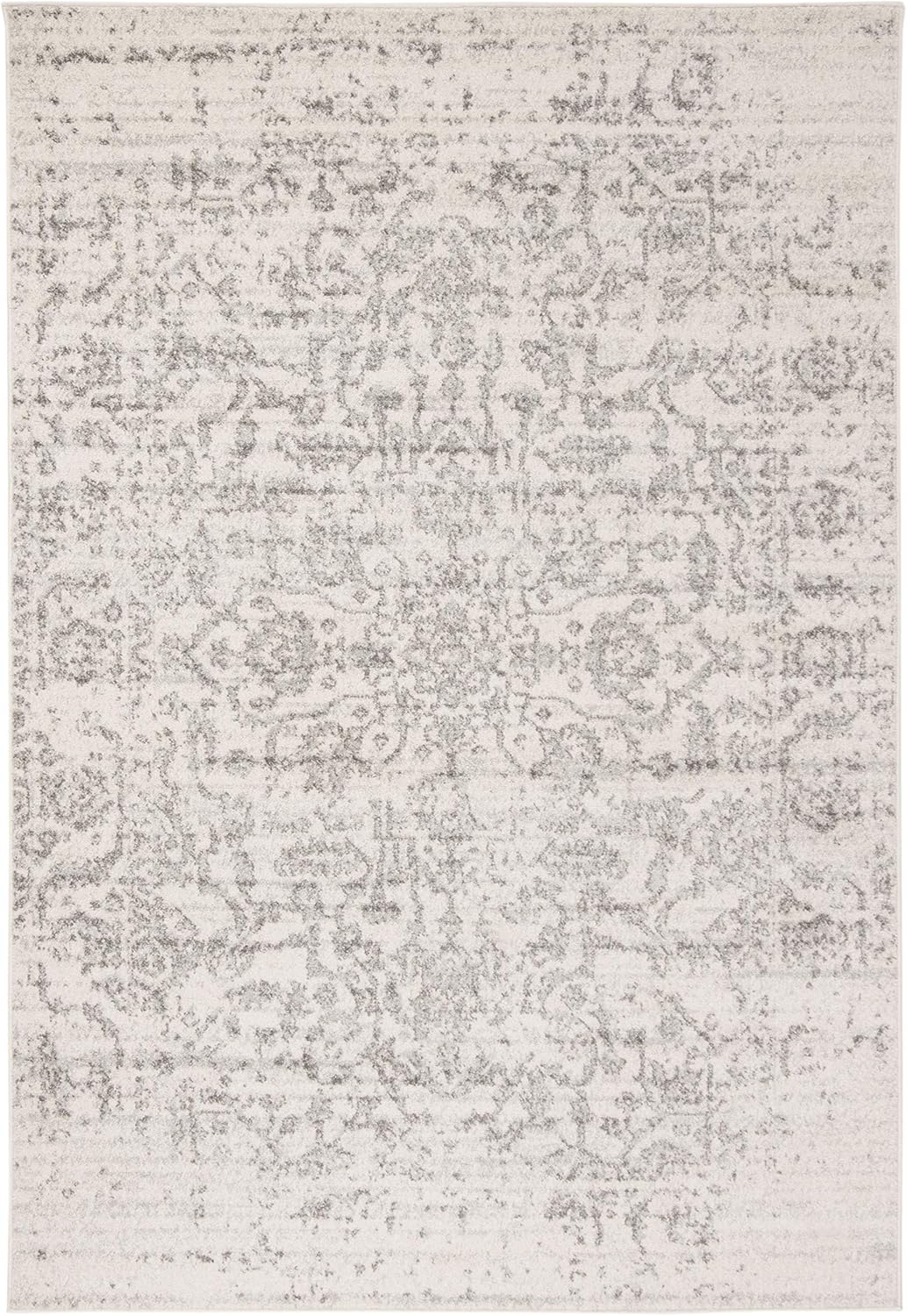 Alfombra Cuadrada Medallón de Copo de Nieve, Fácil Cuidado, MAD603G
