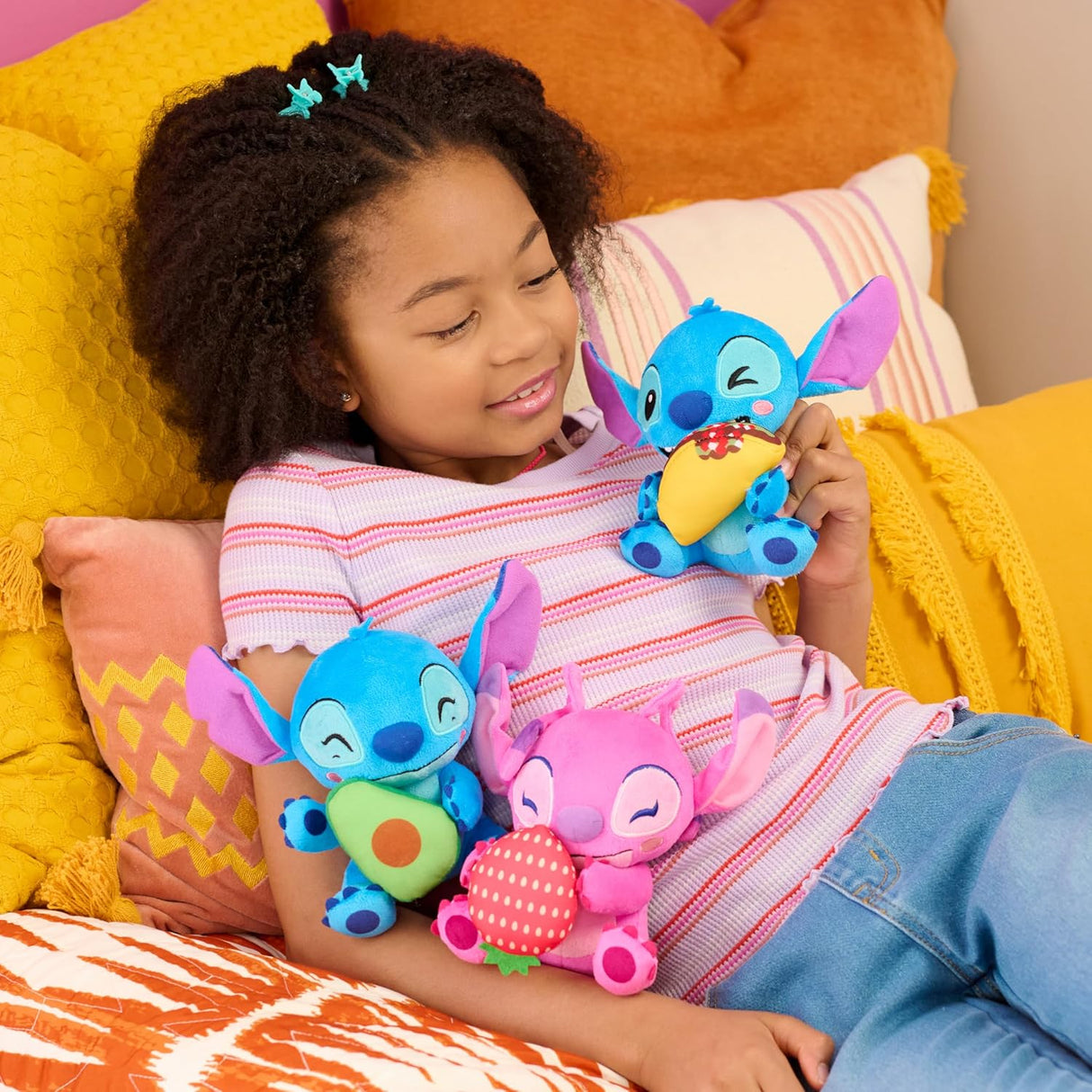Peluche Stitch 7 con Aguacate, Just Play, Juguete para Niños