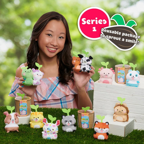 Sakuties Mini Peluches Colectibles, Just Play, Pack de 3