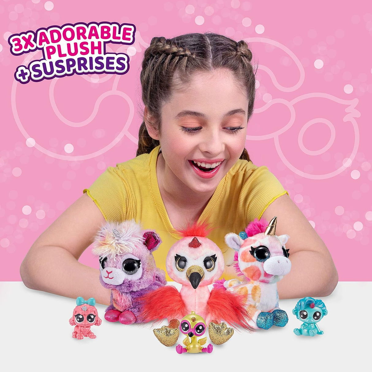 COCO Sorpresa Fantasía 3 Pack de ZURU Peluches con Sorpresa