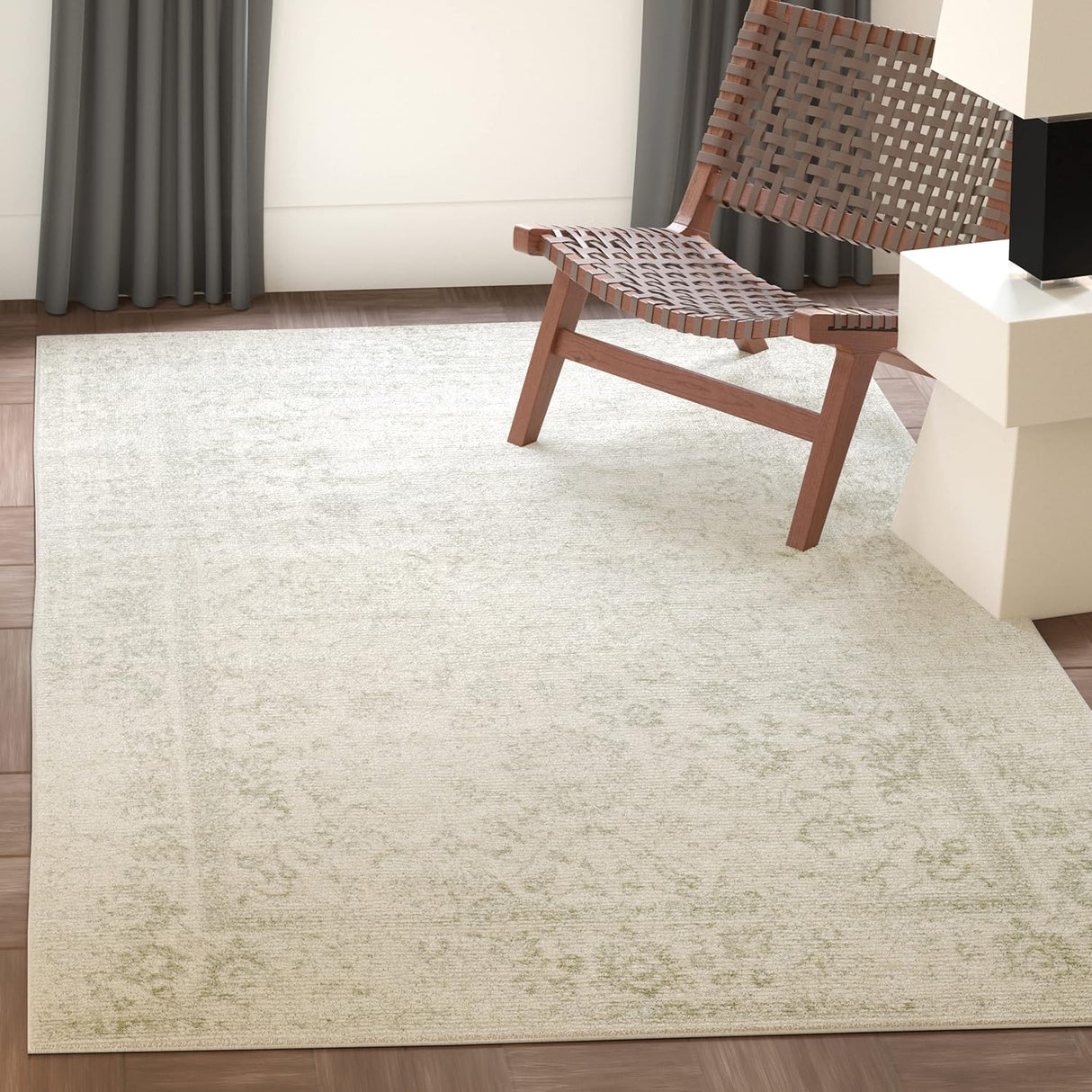 Alfombra Acento Diseño Oriental, No Desprende Pelusa, ADR109V