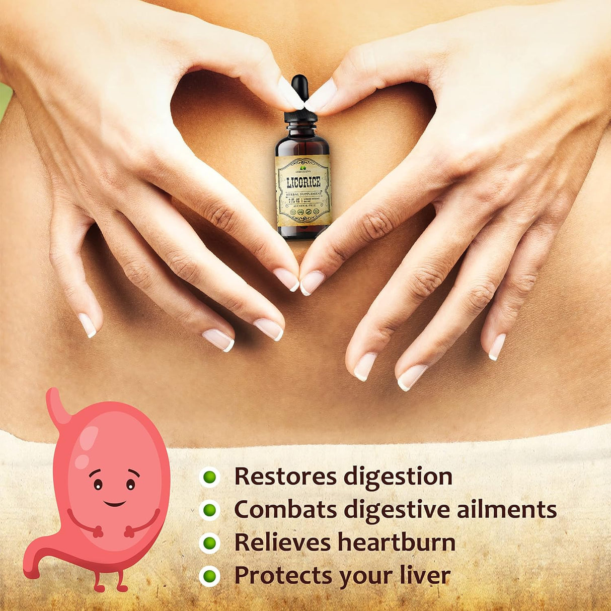 Extracto de Raíz de Regaliz - Glycyrrhiza Glabra - 2 Fl Oz