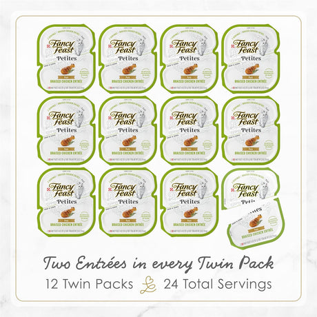 Comida Húmeda para Gatos Purina Fancy Feast, Pollo en Taza 2.8 oz