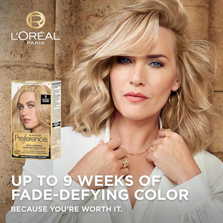 Coloración permanente para el cabello, desafía la decoloración + brillo