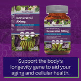 Suplemento ResVitále Resveratrol 500 mg  60 cápsula vegetal