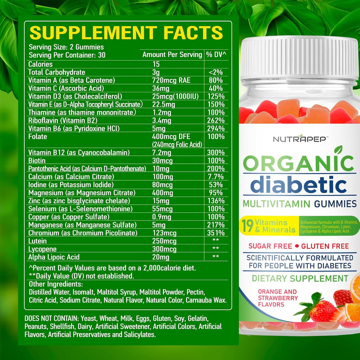 Gummies Multivitamínicos Sin Azúcar - Salud Total - Modelo 2023