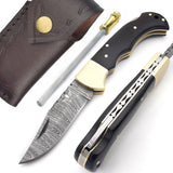 Cuchillo de bolsillo de 133 capas con afilador