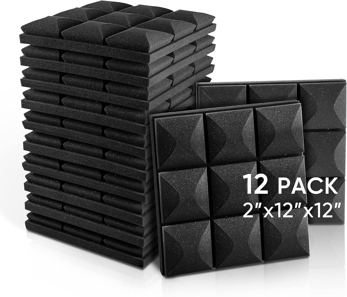 Paneles Acústicos Fstop Labs, 12 Piezas, 2'' X 12'' X 12
