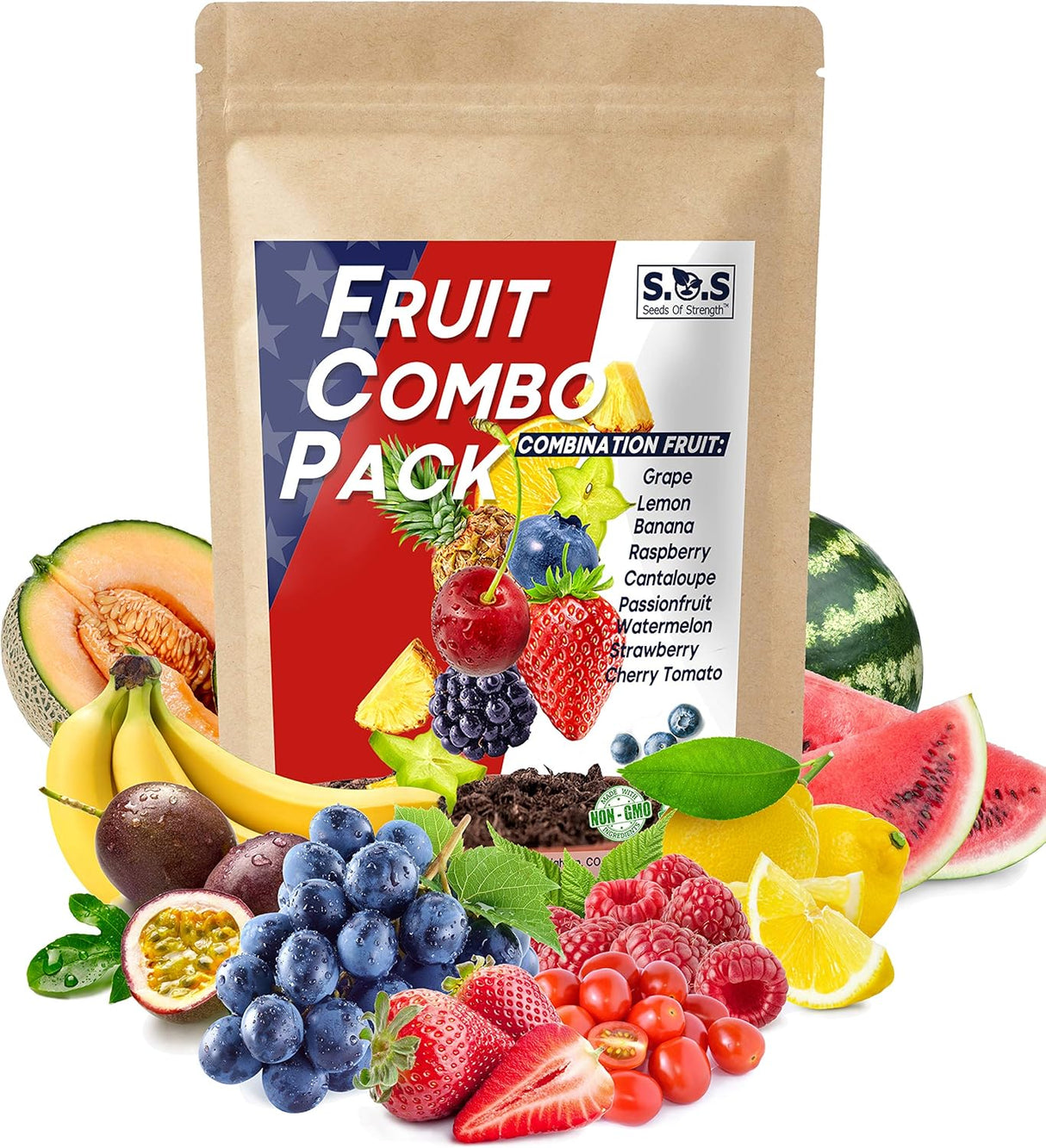Paquete de Semillas de Frutas Herencia - 9 Variedades