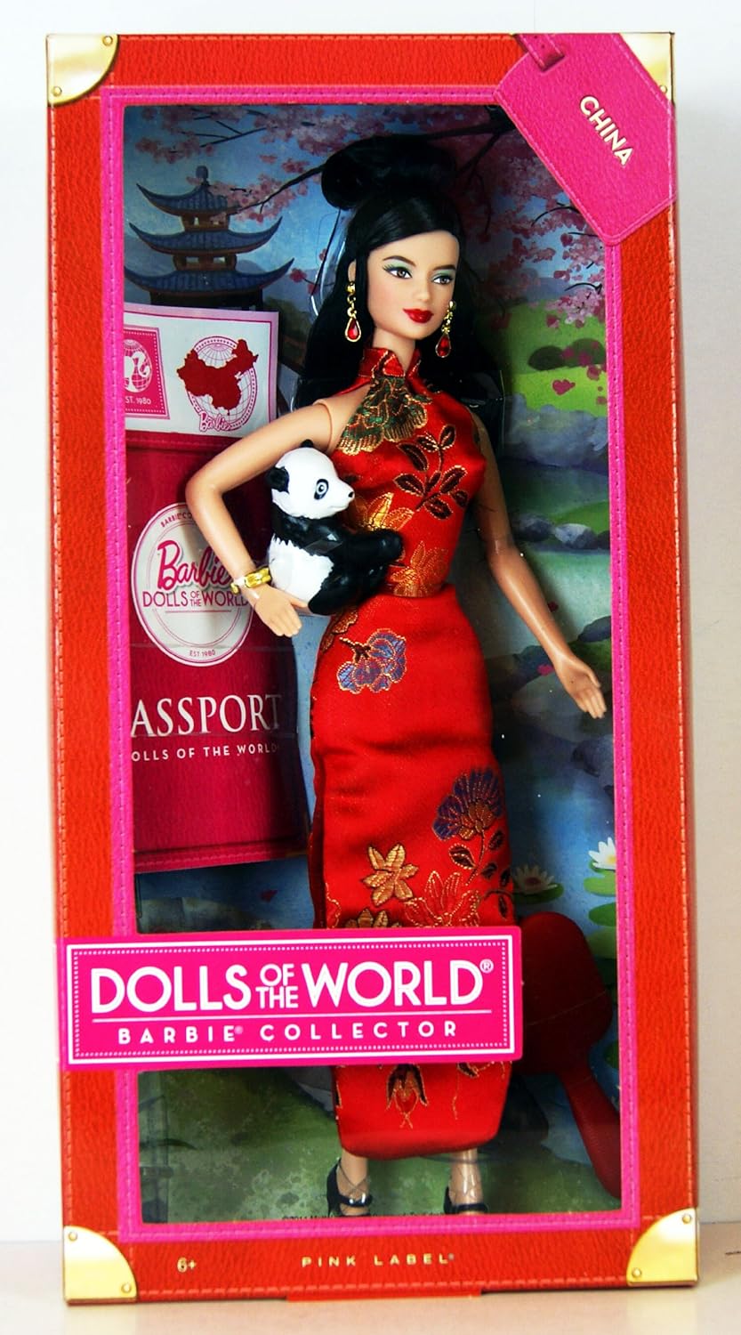 Muñeca Barbie Coleccionista Mundo China Modelo Dolls of The World