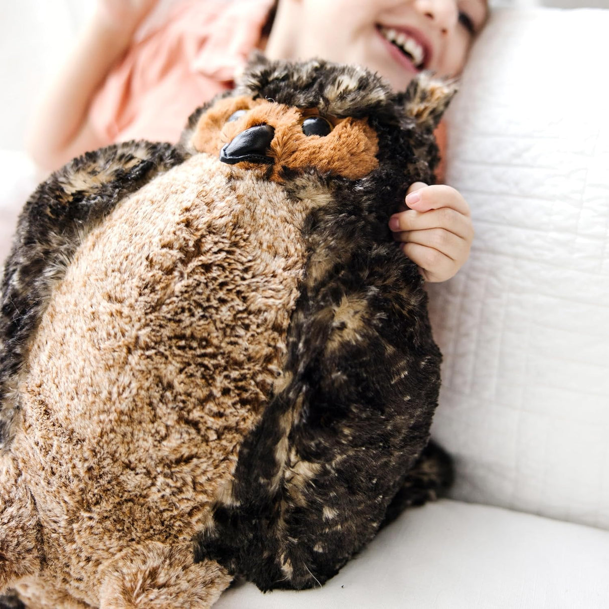 Peluche de búho gigante Melissa & Doug realista 43 cm