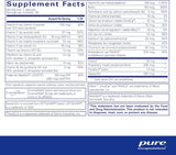 Suplemento Pure Encapsulations multivitamínico sin hierro