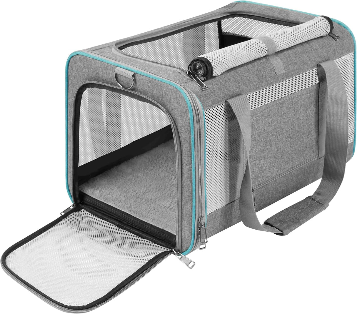 Transportador Suave para Gatos Grandes - Resistente y Colapsable