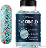 Suplementos de zinc de 30 mg con cobre Vegano  sin gluten